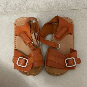 Zara leather sandals